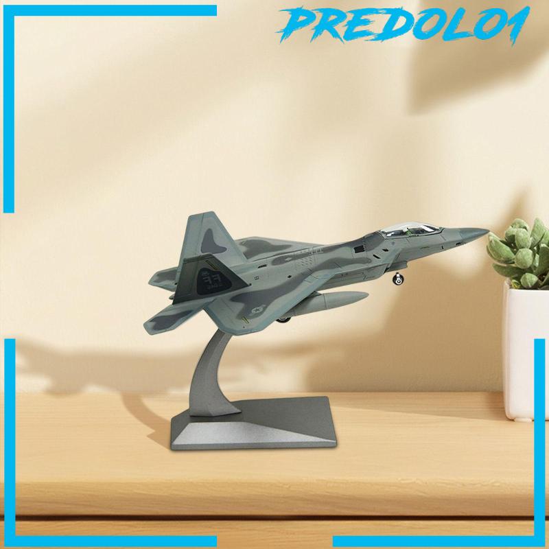 [Predolo1] Pesawat Model Display Fighter F22 Skala1 Untuk Rak TV Cabinet