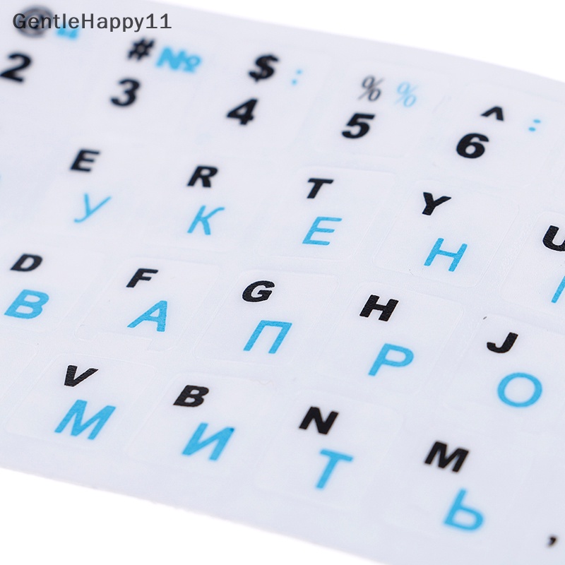 Gentlehappy layout keyboard Standar Rusia er Huruf Di id Pengganti