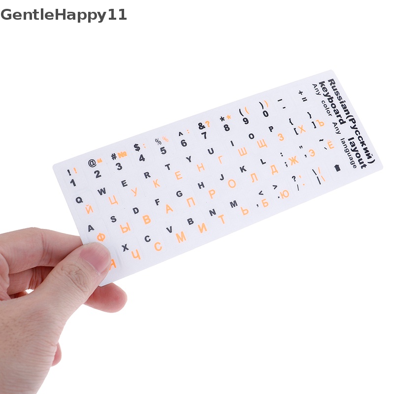 Gentlehappy layout keyboard Standar Rusia er Huruf Di id Pengganti