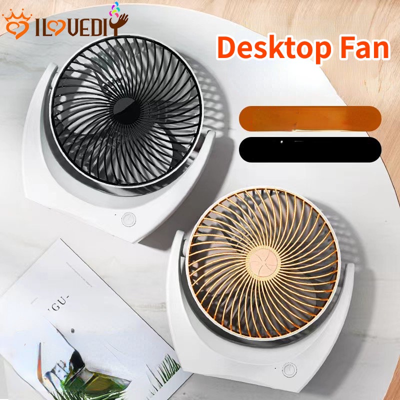 Usb Chargable Alat Listrik Kecil Yang Dapat Diputar Kipas Mini Portabel Multi-speed Adjustable Desktop Fan Kantor Angin Kencang Pendingin Senyap