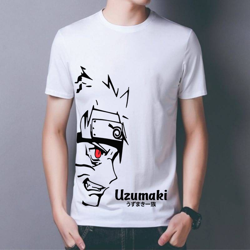 COD/DS2/ KAOS PRIA LENGAN PENDEK UZUMAKI ANIME JAPAN BAJU PRIA LENGAN PANJANG BAHAN BABYTERRY PAKAIAN PRIA