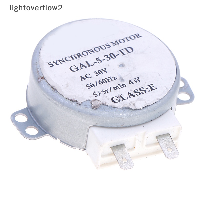 [lightoverflow2] Ac 30V Microwave Oven Synchronous Meja Putar Motor Tray Motor Kompatibel Dengan Galanz Microwave Oven GAL-5-30-TD 4W Aksesoris [ID]