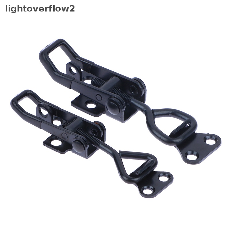 [lightoverflow2] Catch Toggle Clamp Adjustable Tuas Lemari Handle Pengait Kunci Untuk Pintu Geser [ID]