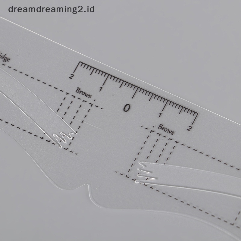 (drea) 12pcs Stensil Pembentuk Alis Grooming Shaper Template Alat Makeup Kit//