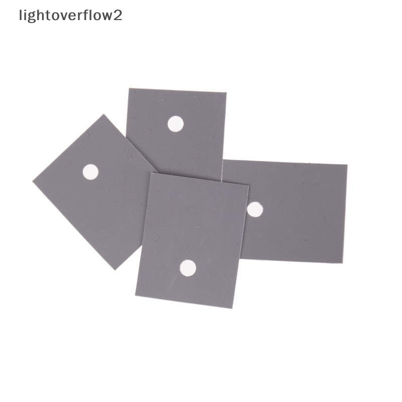 [lightoverflow2] 50pcs TO-247 Transistor Silicone Insulator Isolasi Lembaran 20 * 25mm [ID]