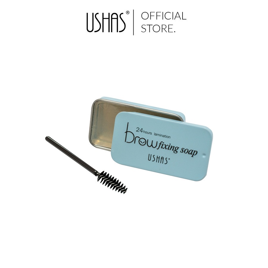 USHAS Eye Brow / Eyebrow / Alis Fixing Soap 13gr ( Kosmetik Wax untuk Merapikan Alis Mata )