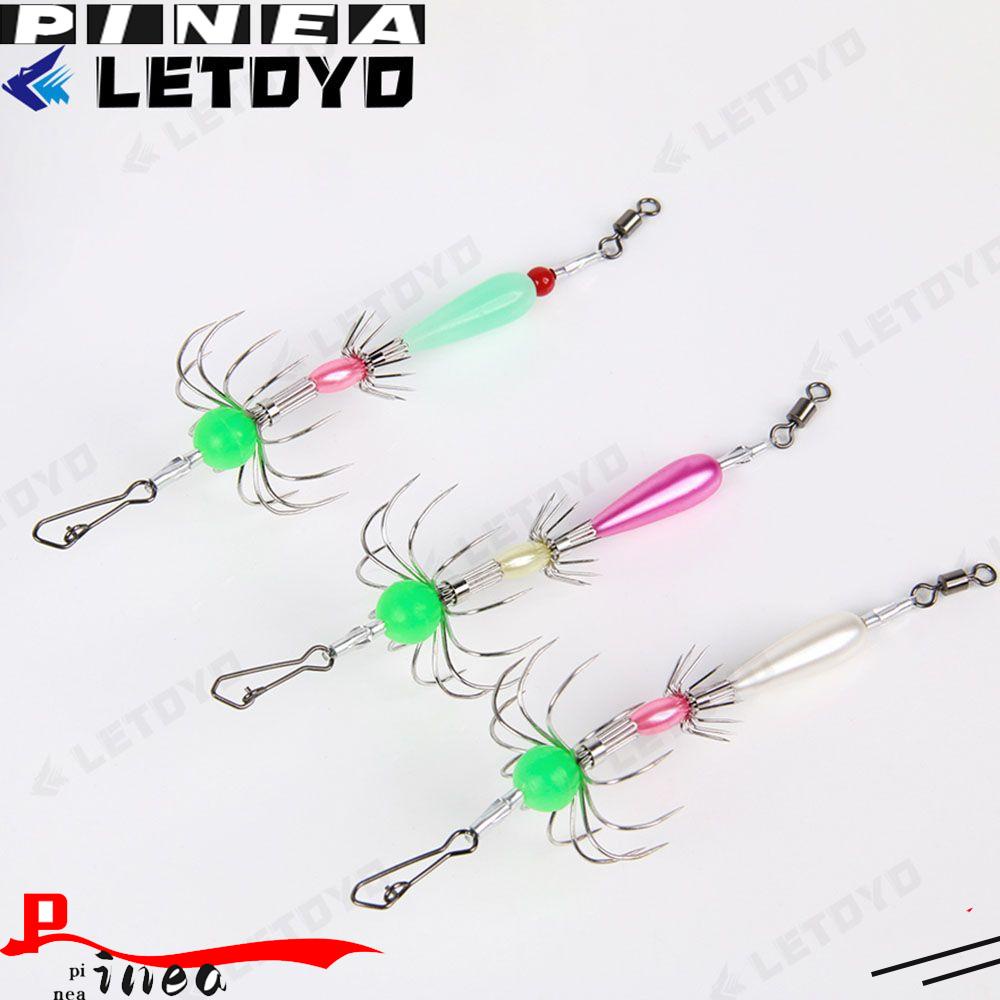 Kait Cumi Nanas Stainless Steel Fishing Tackle Payung Besar/Kecil Inkfish Calamary Lures