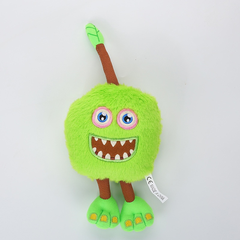 Mainan Boneka My Singing Monsters Plush Doll Green Furcorn Untuk Hadiah Anak