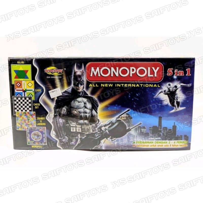 Monopoli besar 5 in 1 / Mainan Anak Monopoli Besar / Mainan Monopoli 5 in 1