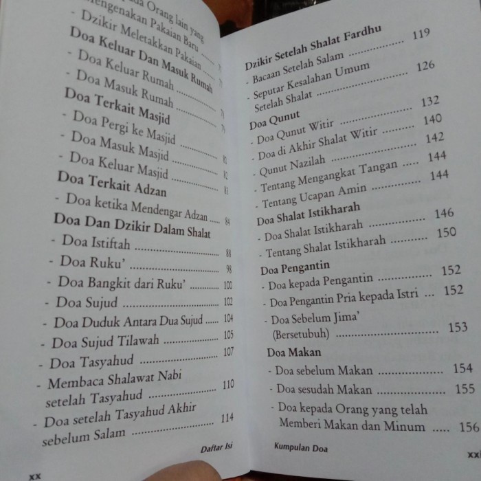 Buku Kumpulan Doa dari Al-Quran dan As-Sunnah yang Shahih