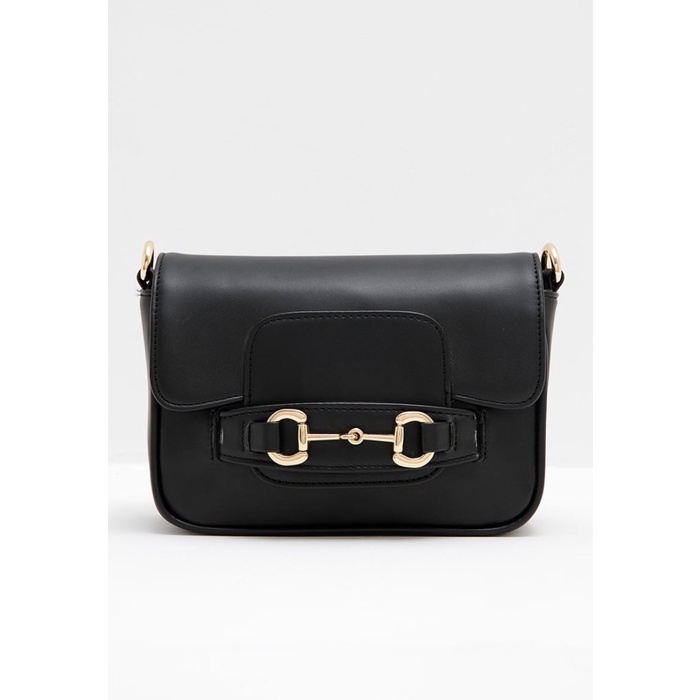 Berrybenka - Tas Selempang Wanita Sofia Rulla Sling Bag - Black