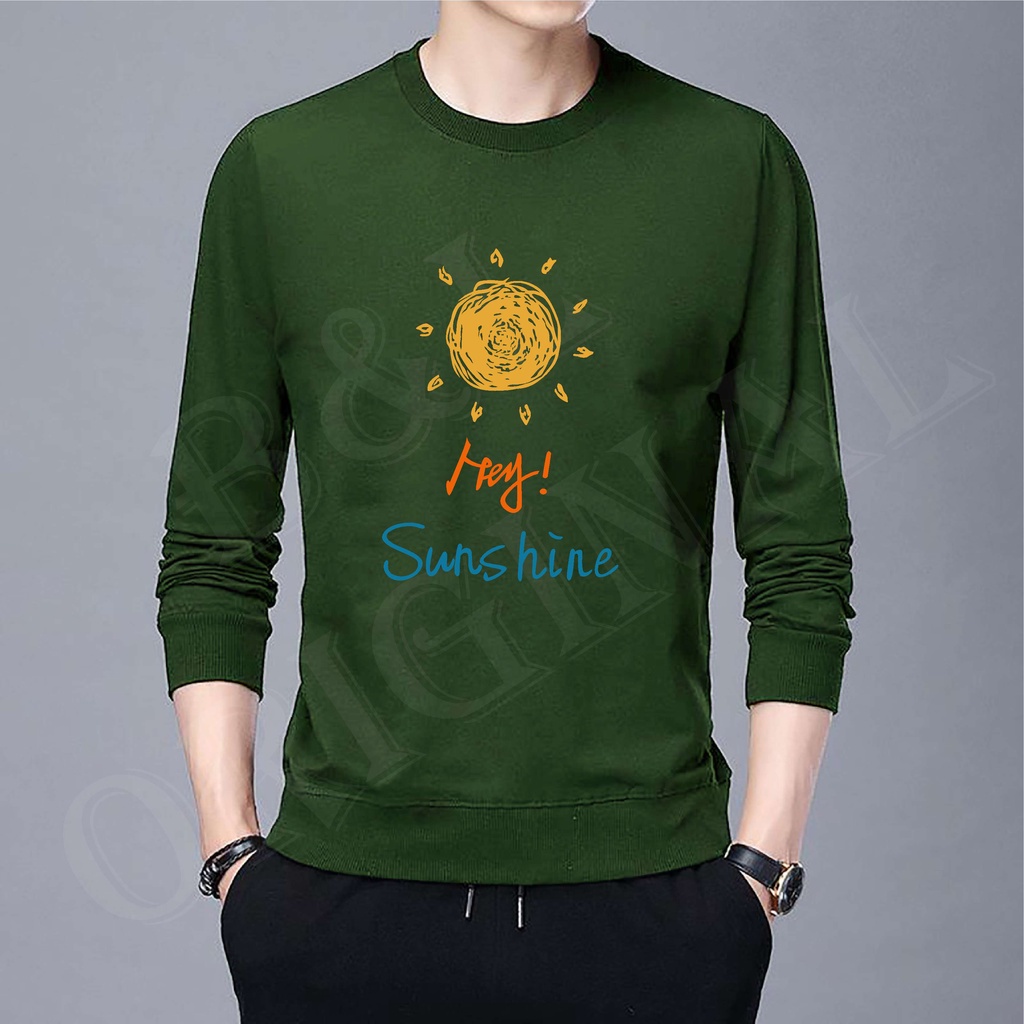 Bayar Di Tempat/ BS/COD/BAJU KAOS PRIA SUNSHINE  DISTRO//GOOD QUALITY