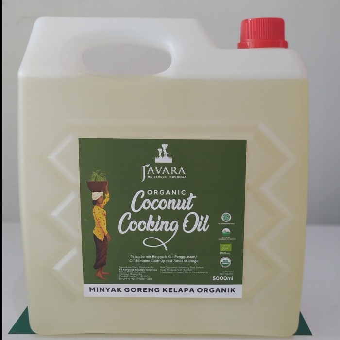 

JAVARA Coconut Cooking Oil (CCO) Minyak Kelapa 5 Liter