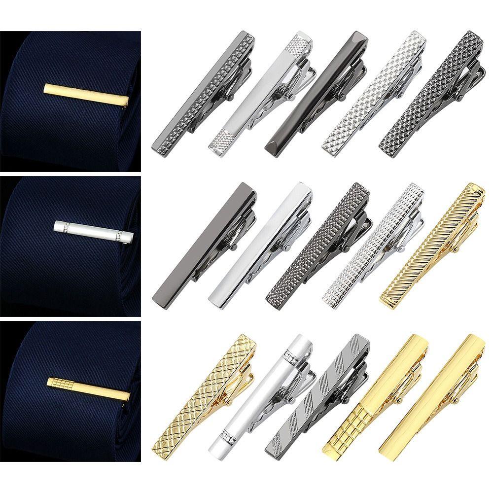 Lily 3PCS Klip Dasi Mens Metal Bisnis Tie Pin