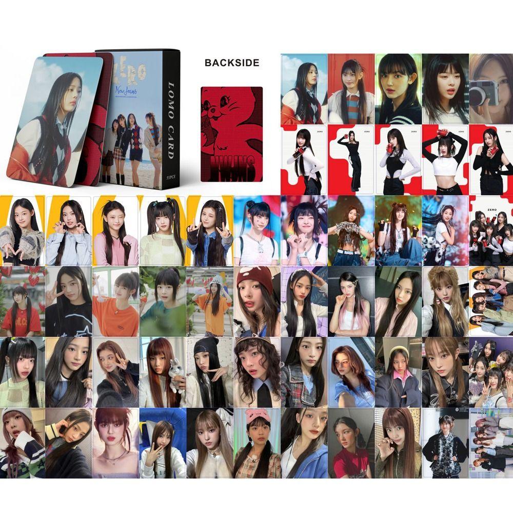 NEEDWAY Needway Lomo Card Set Fans Hadiah Hd Foto Treasure Card Set Album Card Le Sserafim Unforgiven Cetak Kartu Hd Foto Idola Kartu Lomo Newjean