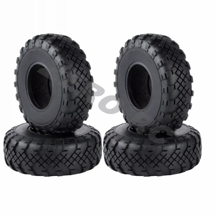 4pcs Ban 1/10 RC Truck Tires 110mm Soft 1.9 Off-road Mud Tire SCX10