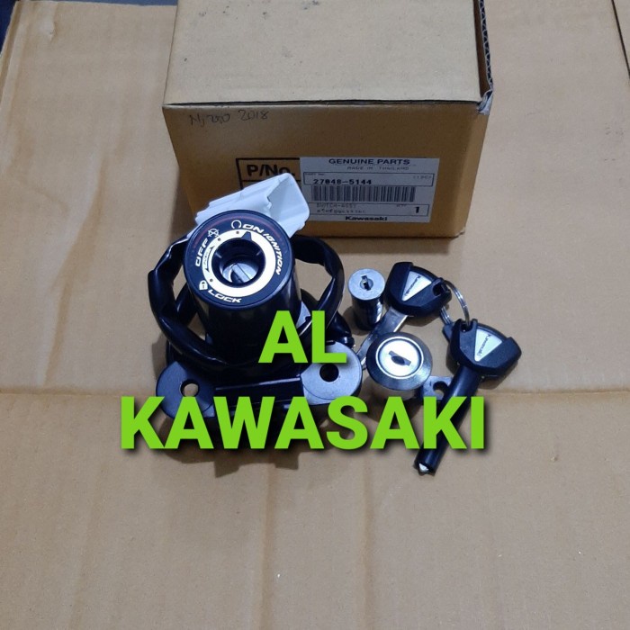kunci kontak switch assy ninja 250fi new 250 fi new 2018 ori Kawasaki