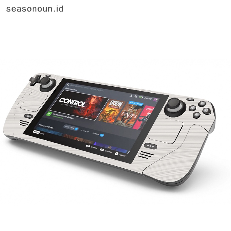 Seasonoun Aesthetic Skin Vinyl Untuk Steam Deck Console Full Set Pelindung Kulit Decal Stiker Cover Case Handheld Console Sticker Aksesoris Pelindung Gaming.