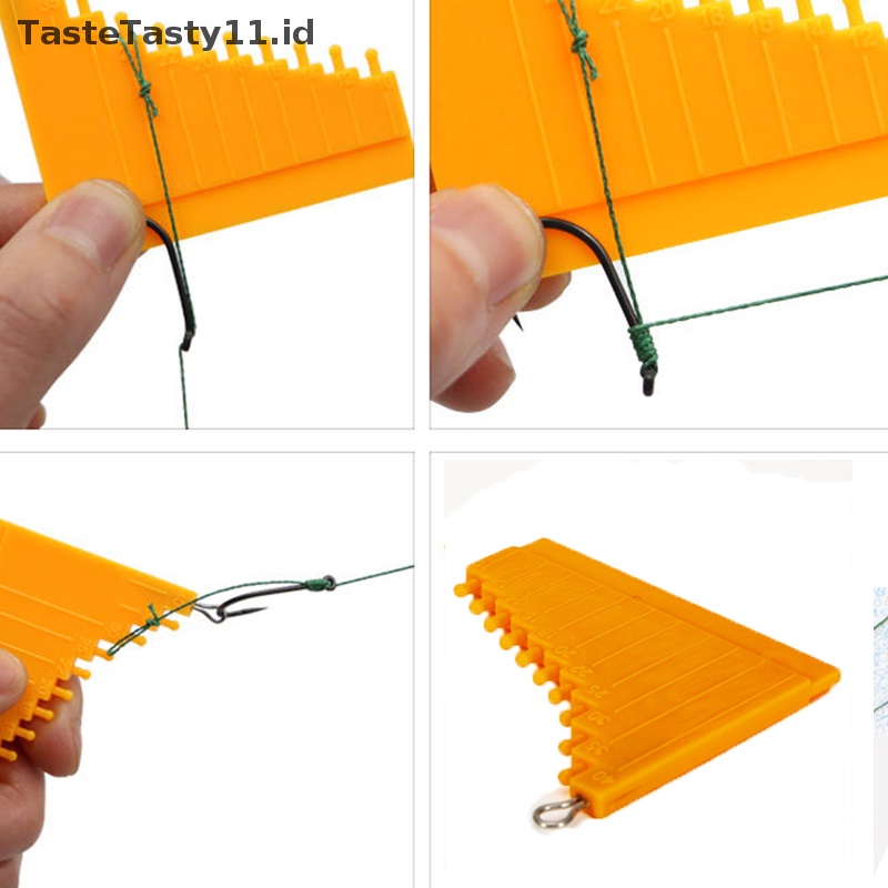 Tastetasty 1x Carp Fish Hook Knotg Alat Pengait Lapis Hair Holder Making Hook Chain Fish.