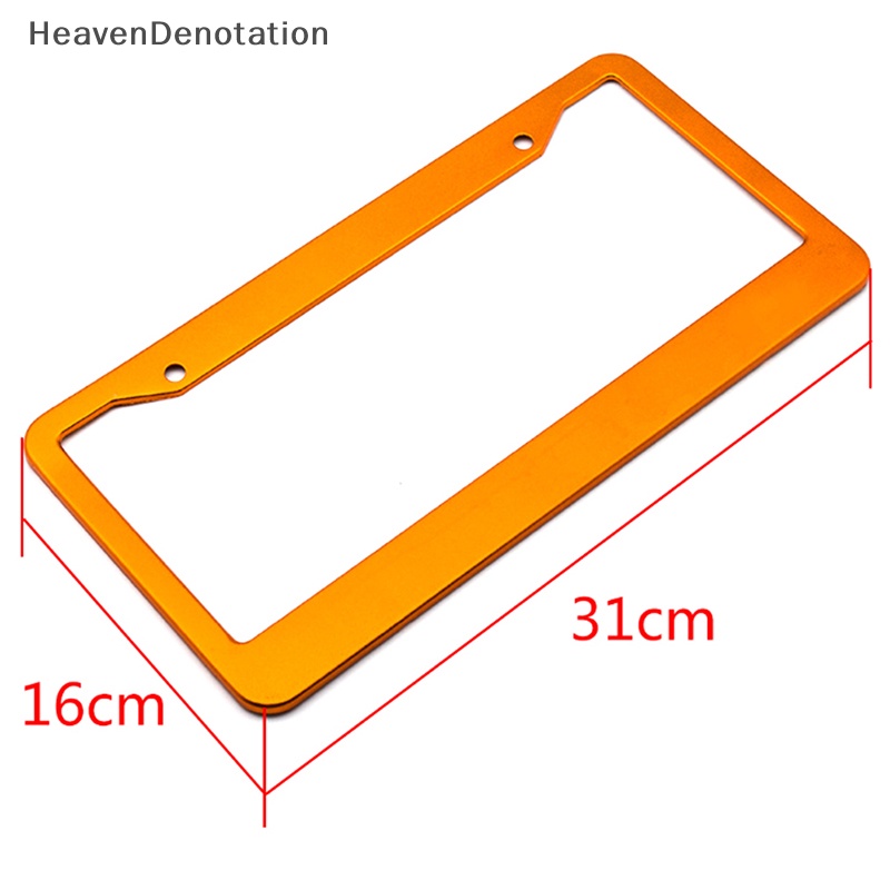 [HeavenDenotation] 1pc Universal US Auto Mobil Aluminium Plat Frame Cover Car Accessary HDV