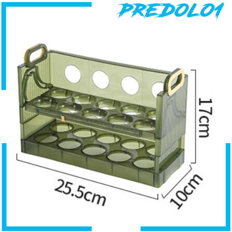 [Predolo1] Wadah Telur Stackable Egg Storage Box Untuk Rak Pintu Kulkas Dapur