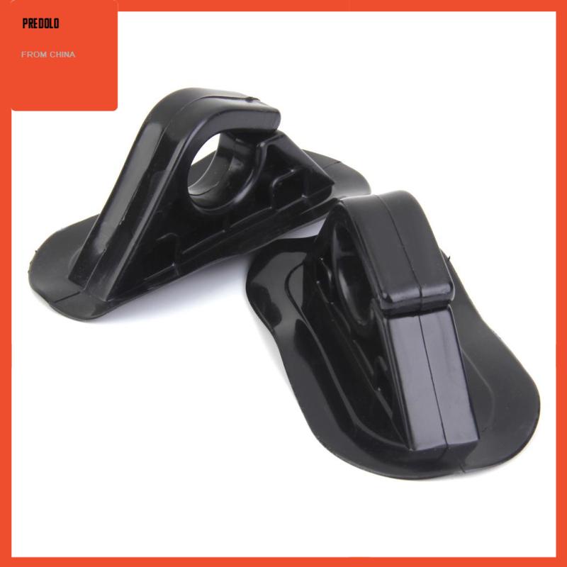 [Predolo] 2x Hitam Oar Paddle Holder Hook Gesper F Perahu Kayak Karet Perahu Perahu Aksesori