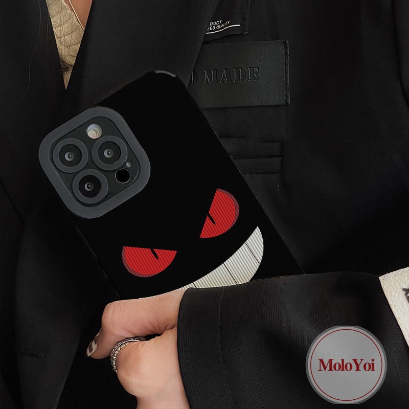IPHONE Game Boy Mewah Tekstur Kulit Ponsel Case Kompatibel Untuk Iphone11 Pro Max XR XS X Max7 8 Plus 11 13 12 14 Pro Max 7Plus Lucu Imut Kartun Genger Shockproof Soft Tpu Cover