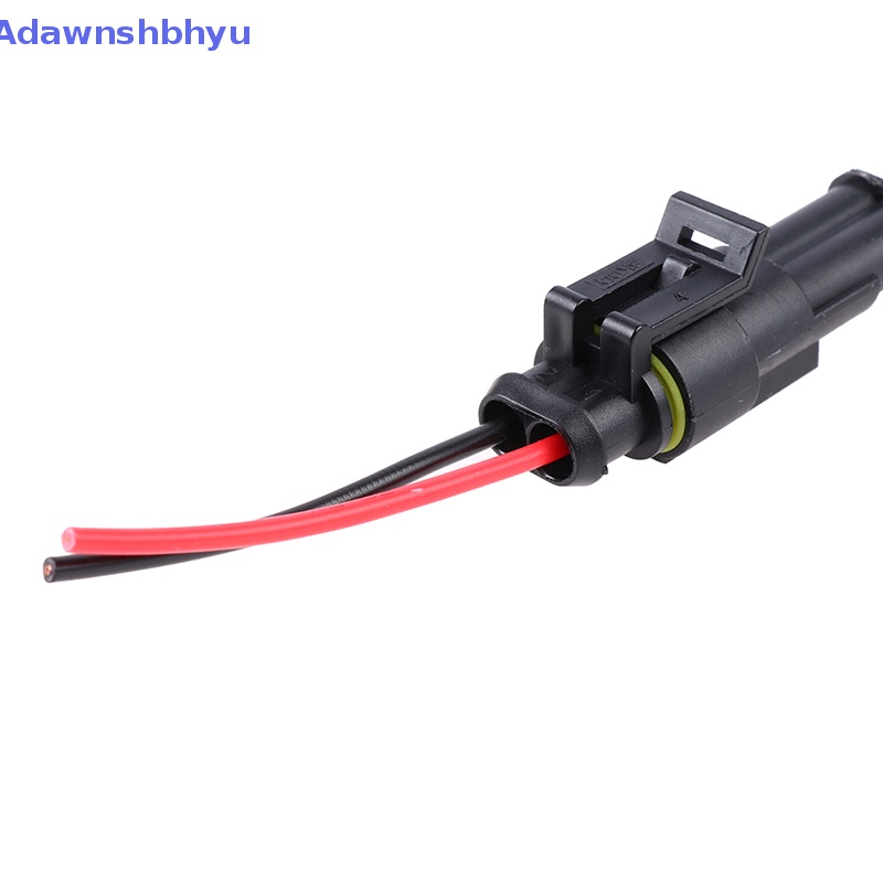 Adhyu Konektor Kawat Listrik 2Pin Sealed Waterproof Plug Konektor Otomatis Dengan ID Kabel