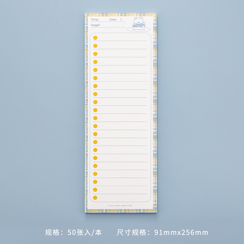 50lembar/ Buku Ins Style Notebook Lucu Dan Tinggi Penampilan Siswa Notepad Kreatif Horizontal Grid Plan Book
