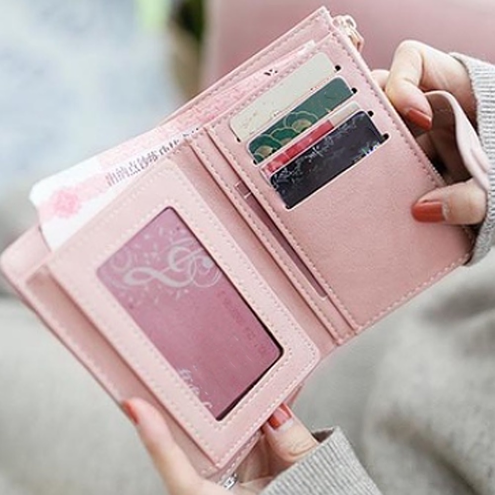 DOMPET WANITA LIPAT KULIT IMPORT KOREA ABG FASHION BATAM WALLET PREMIUM BRAND