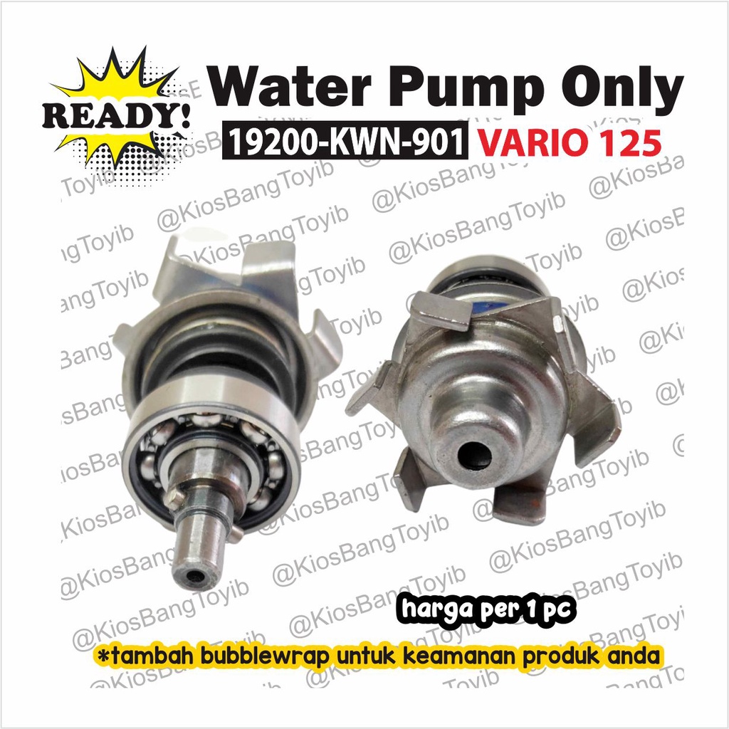 As Waterpump Water Pump Only Honda VARIO 125 Vario 150 PCX (19200-KWN)