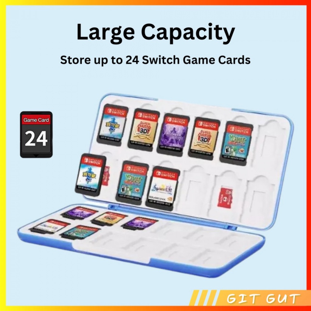 Premium 24 in 1 Game Card Cartridge Case Box Storage Nintendo Switch