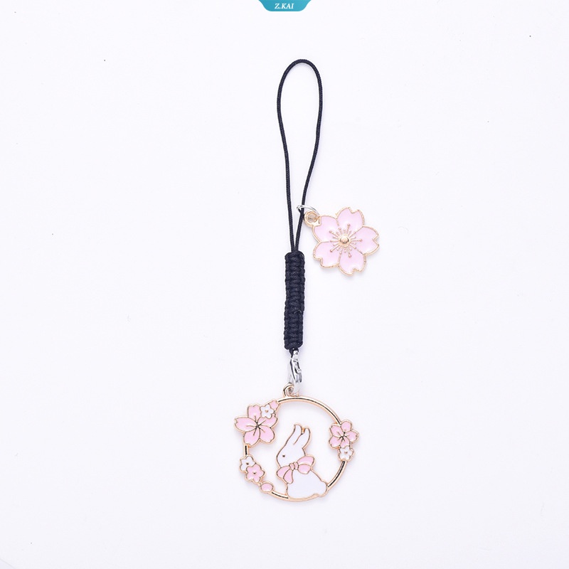 Lucu Korea Kelinci Mini Smart Phone Strap Lanyards Untuk IPhone/Samsung/Xiaomi/Huawei Kunci Ponsel Strap Tali Gantung Phone Charm [ZK]