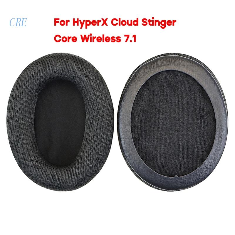 Cre Earpads Bantal Telinga Untuk HyperX Cloud Stinger Core Wireless7.1 Headphone Sleeves