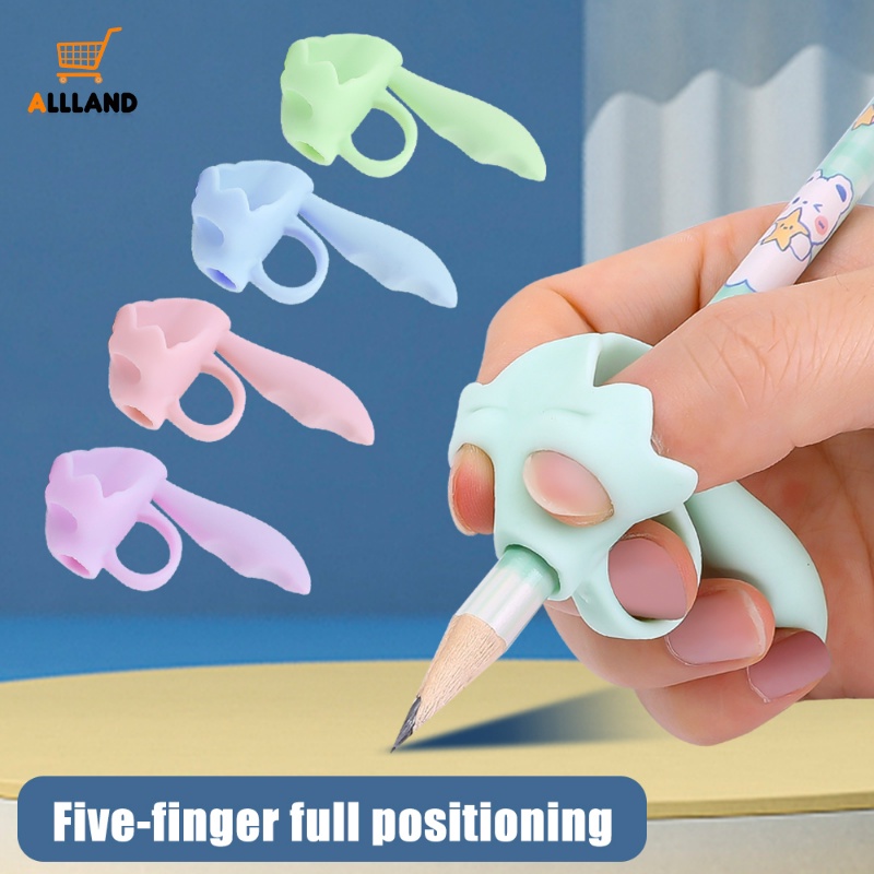 Tempat Pulpen Postur Tulisan Anak/Tempat Pensil Silikon Lembut/Alat Bantu Belajar Anak Grip Posture Correction Stationery