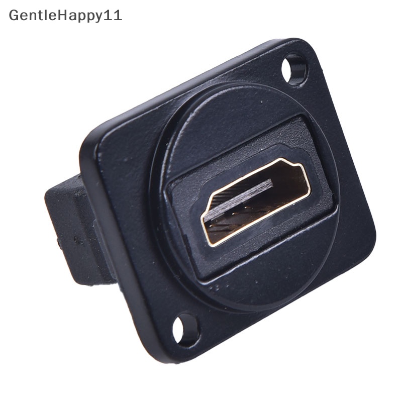 Gentlehappy 1PC HDMI-HDMI Chassis Connector Female Socket Konektor Dipasang Panel id