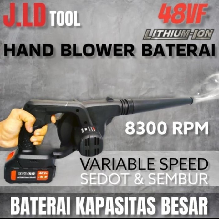 MESIN HAND BLOWER BATERAI 48V JLD - HAND BLOWER CORDLESS 48V JLD