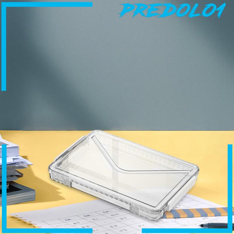 [Predolo1] Desk Paper Organizer Kotak Penyimpanan Alat Tulis Portable Untuk Huruf Rumah Kantor