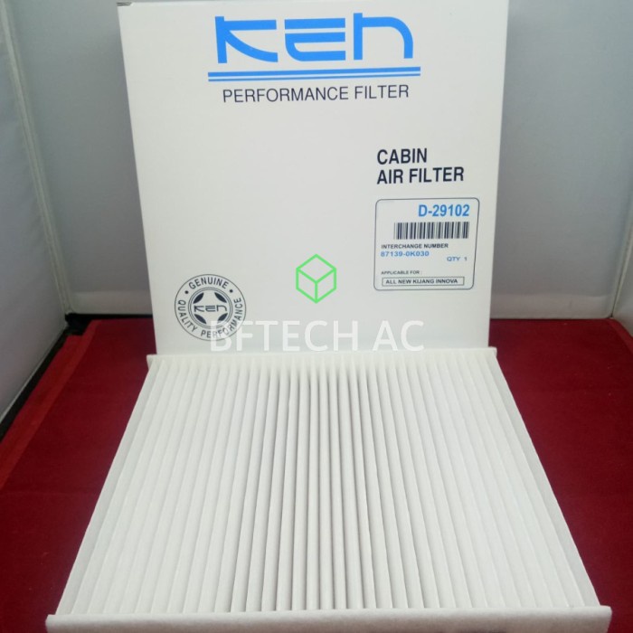 Filter Ac Toyota Kijang Innova All New/Reborn Filter Kabin AC Mobil
