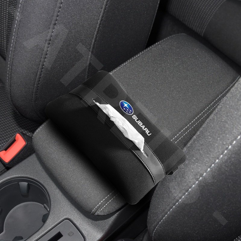 Subaru Car Tissue Storage Bag Car Seat Armrest Box Kotak Handuk Kertas Untuk Subaru Crosstrek Forester XV Impreza WRX sti Pedalaman Levorg BRZ