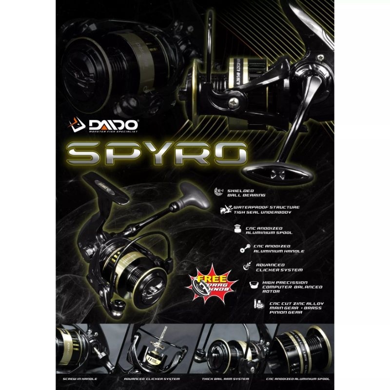 Reel Daido SPYRO Spin - Power Handle