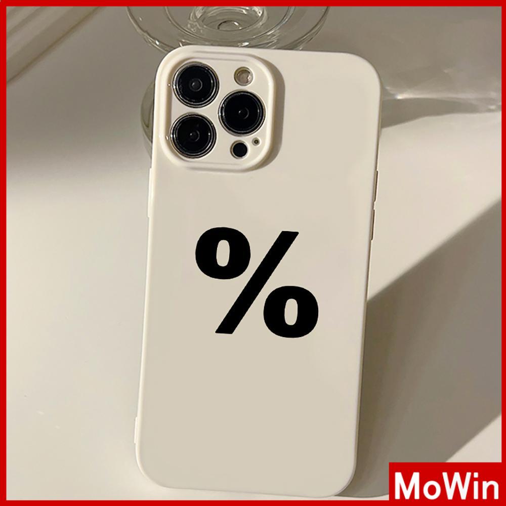 Case iPhone 14 Pro Max iPhone Case Cream Gloss Soft Case TPU Tahan Guncangan Kamera Case Perlindungan Hitam Sederhana Simbol Kompatibel dengan iPhone 13 Pro Max 12 Pro Max 11 Xr Xs Max 7 8Plus