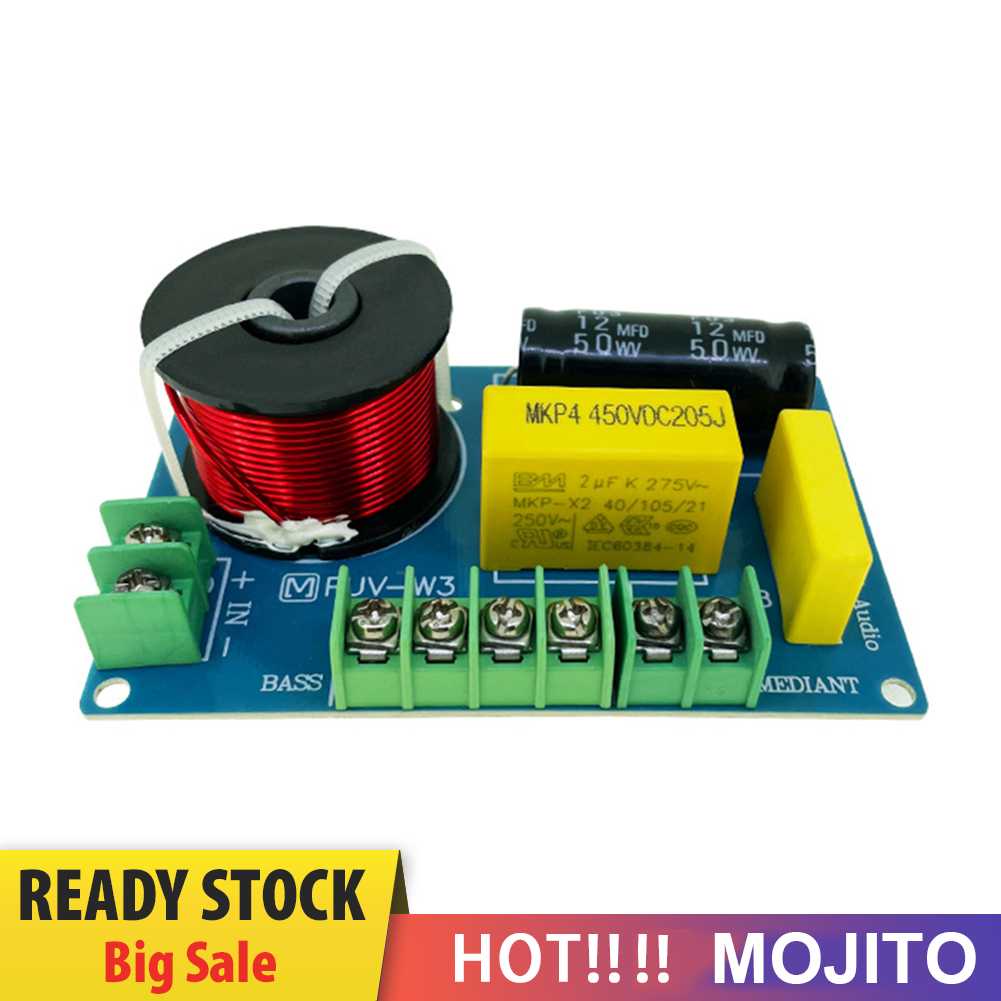 Pembagi Frekuensi Speaker 200W 3 Arah MKP Metal Film Untuk Speaker 3.5/4.5-8 Inch