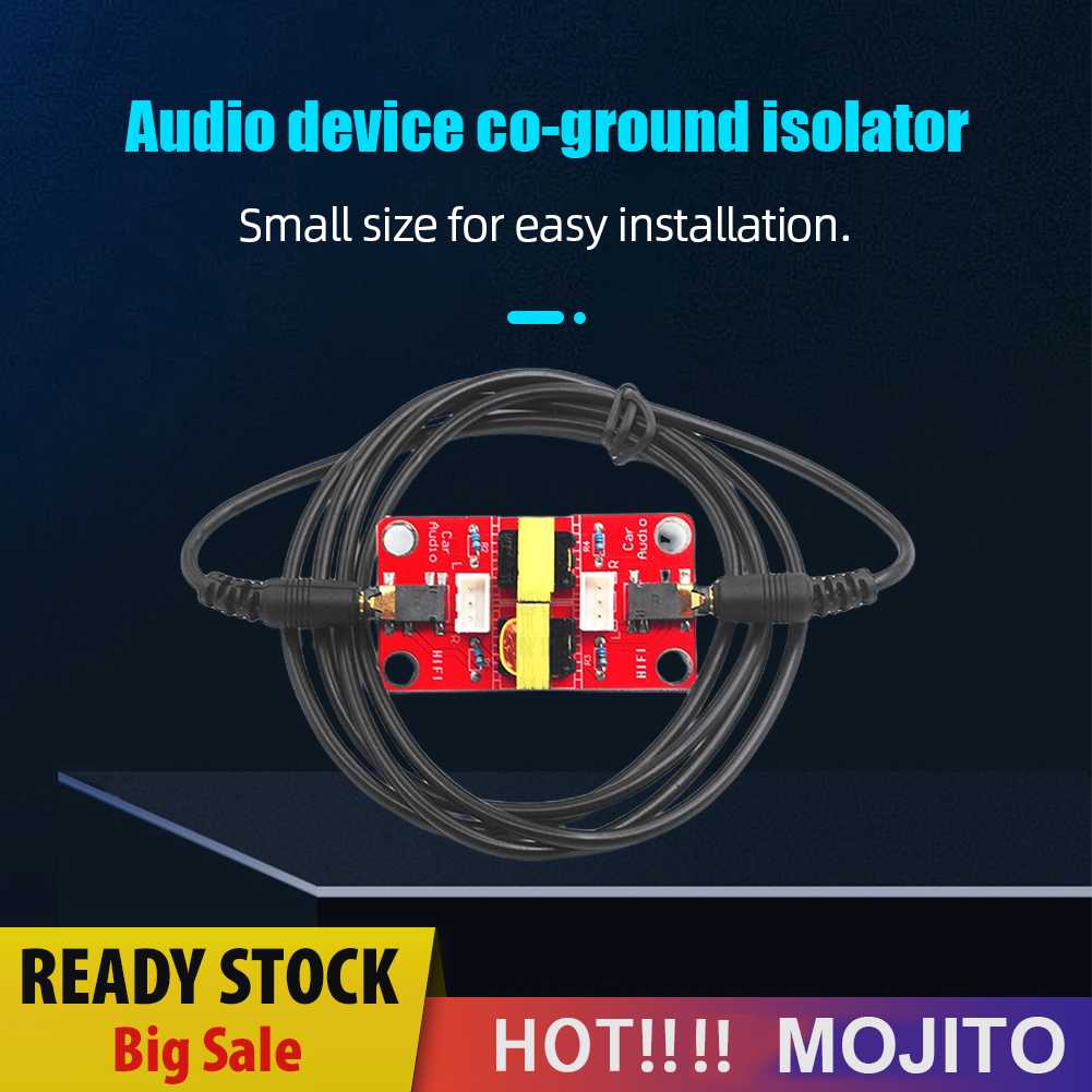 Alat Audio Ground Isolator Plug and Play Isolator Untuk GPS Navigasi Mobil