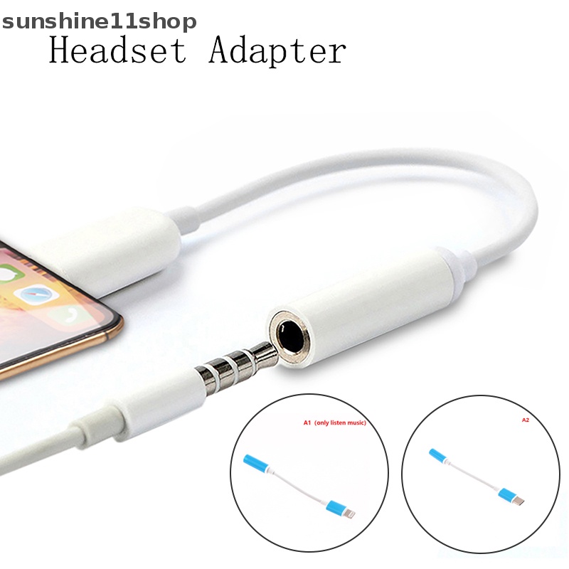 Sho Jack Kabel Adapter Audio Untuk Headphone Huawei Apple Lighg/USB C Ke 3.5mm N