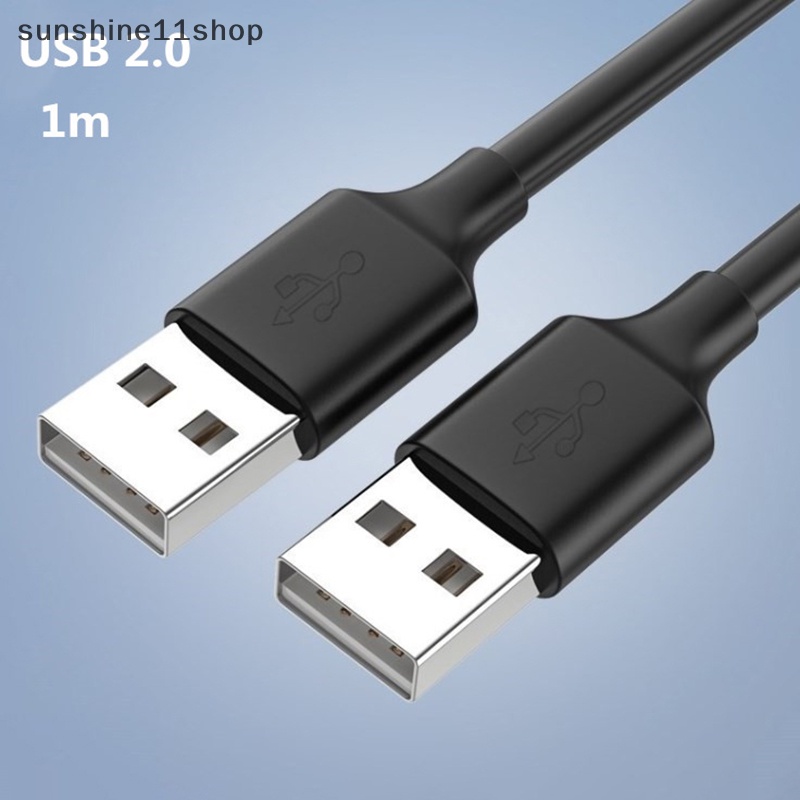 Sho Kabel Ekstensi USB Ke USB USB A Male to Male USB 3.0 2.0 Extender Untuk Hard Disk N