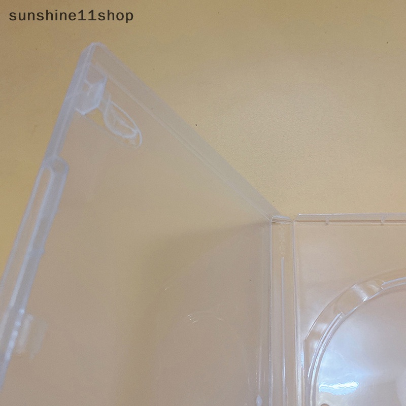 Sho Kotak CD Bawah Transparan Kosong CD Case Plastik PP Milky Transparan CD Case CD Case Kapasitas 1disk N