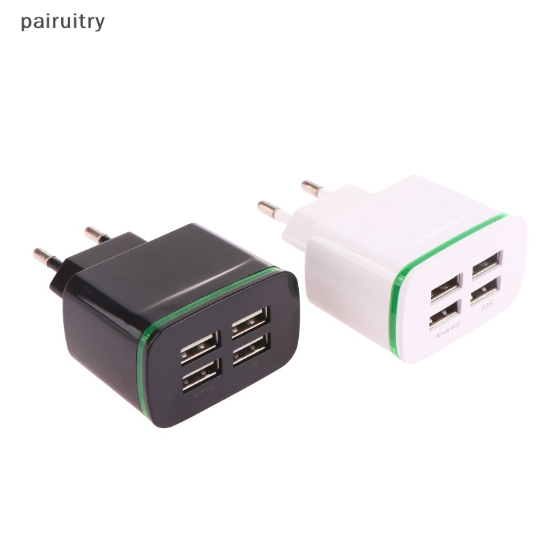 Prt USB Charger 4port Portable Fast USB Charging Universal Travel Adaptor PRT