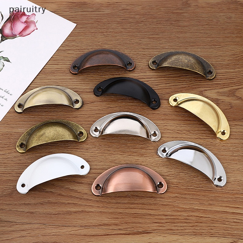 Prt 2pcs Gagang Bentuk Lemari Dapur Furniture Antik Lemari Obat Handle Vintage Knob Laci Tarikan 81mm*35mm PRT