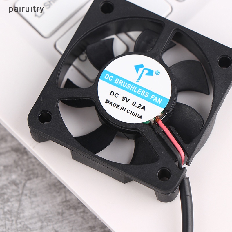 Prt 1Pc DC5010 Kipas Angin Silent 5V Berminyak Kabel USB Konektor Humidifier PC Fan Cooler PRT